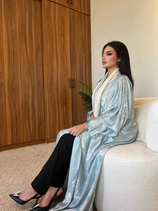 ABAYA METALLIC BLU